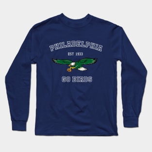 Vintage Philadelphia Go Birds Eagles Long Sleeve T-Shirt